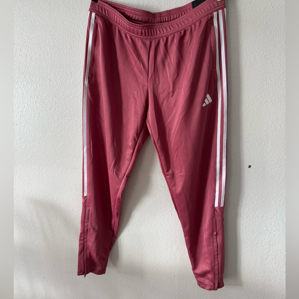 Adidas Kids Rose Joggers with White Stripes